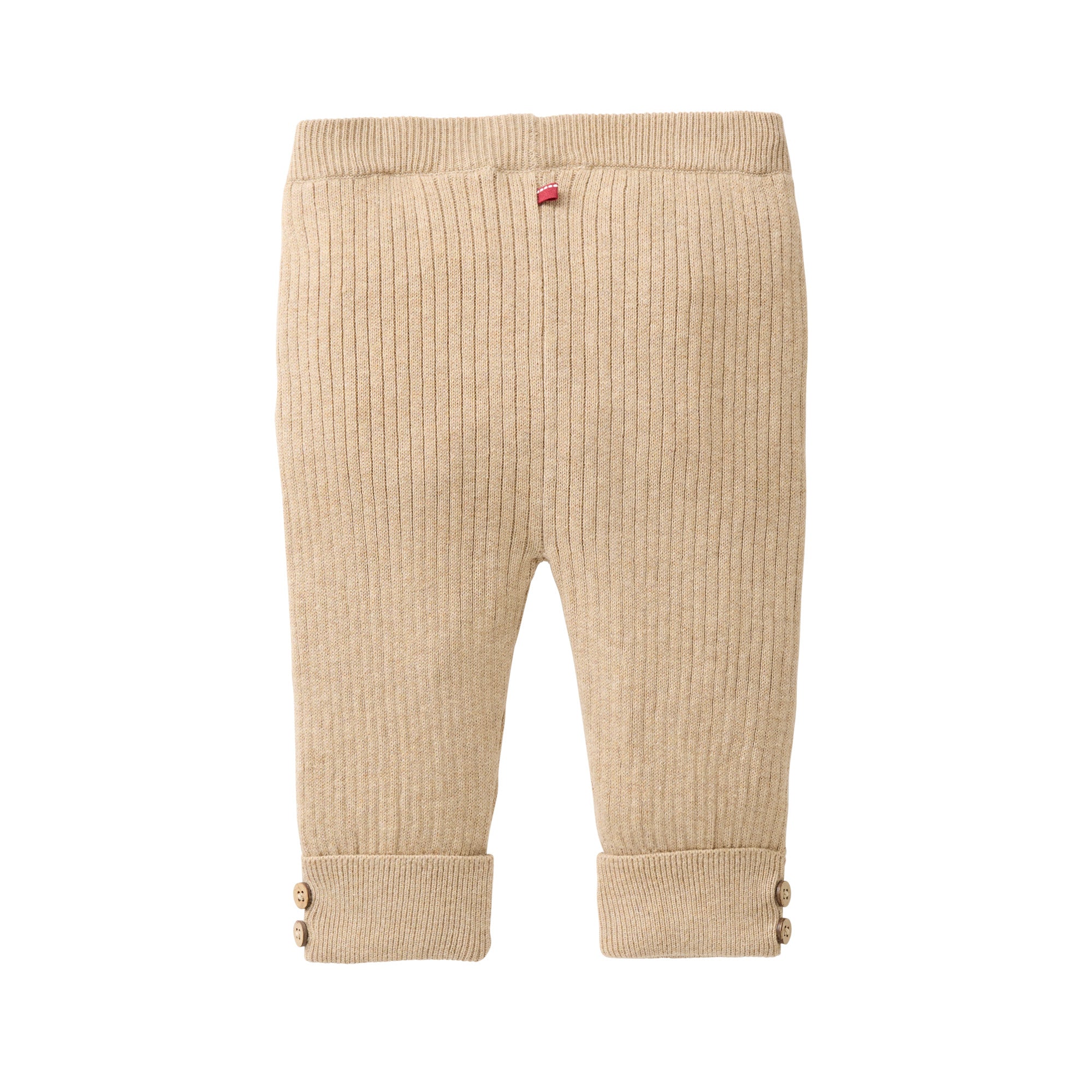 People Strick-Hose GOTS sand melange