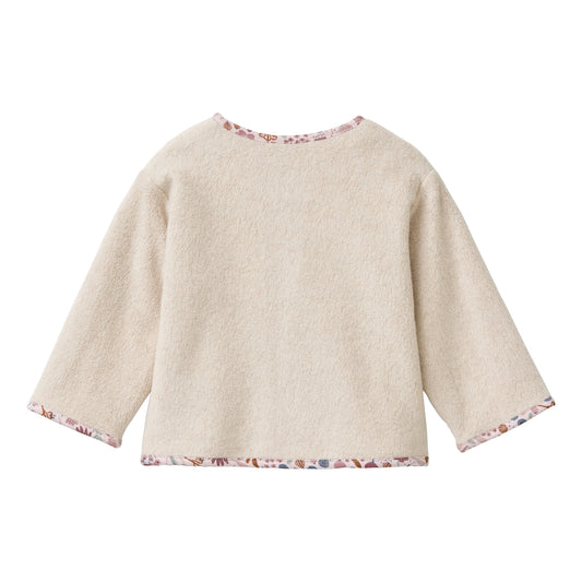 People Fleece-Jacke GOTS kitt mélange