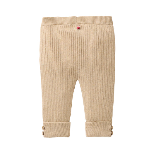 People Strick-Hose GOTS sand melange