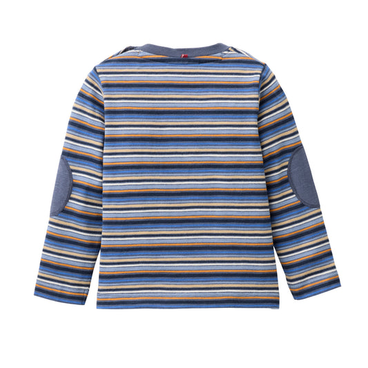 People Langarm-Shirt GOTS bunt geringelt