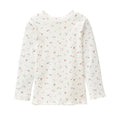 Bild in Galerie-Betrachter laden, People Langarm Shirt Stehkragen weiß AOP kleine Blümchen
