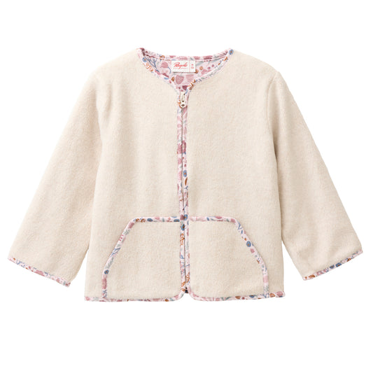 People Fleece-Jacke GOTS kitt mélange