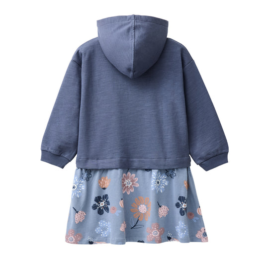 People Sweat-Kleid GOTS indigoblau