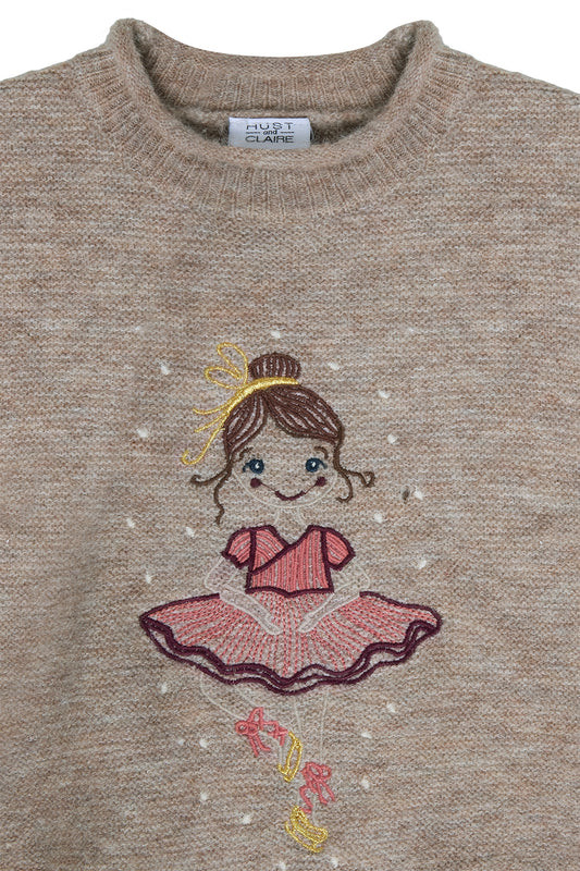 Hust & Clair HCCharlotte Ballerina Farbe Biscuit