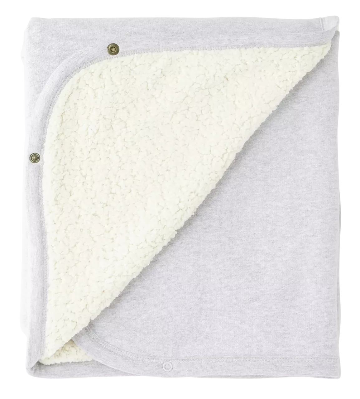 Cloby Teddy-Decke hellgrau