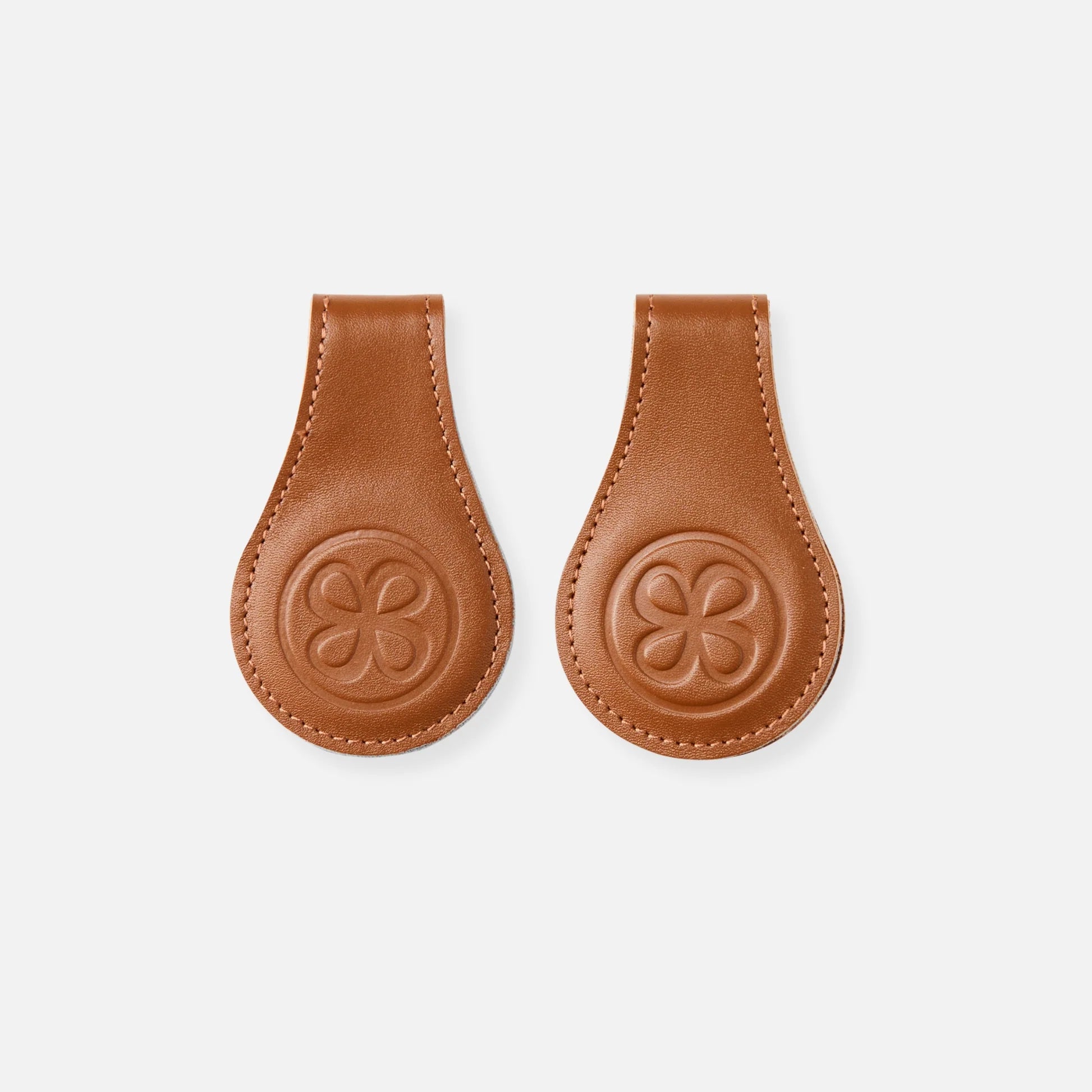 Cloby Leather swaddle clips - Brown