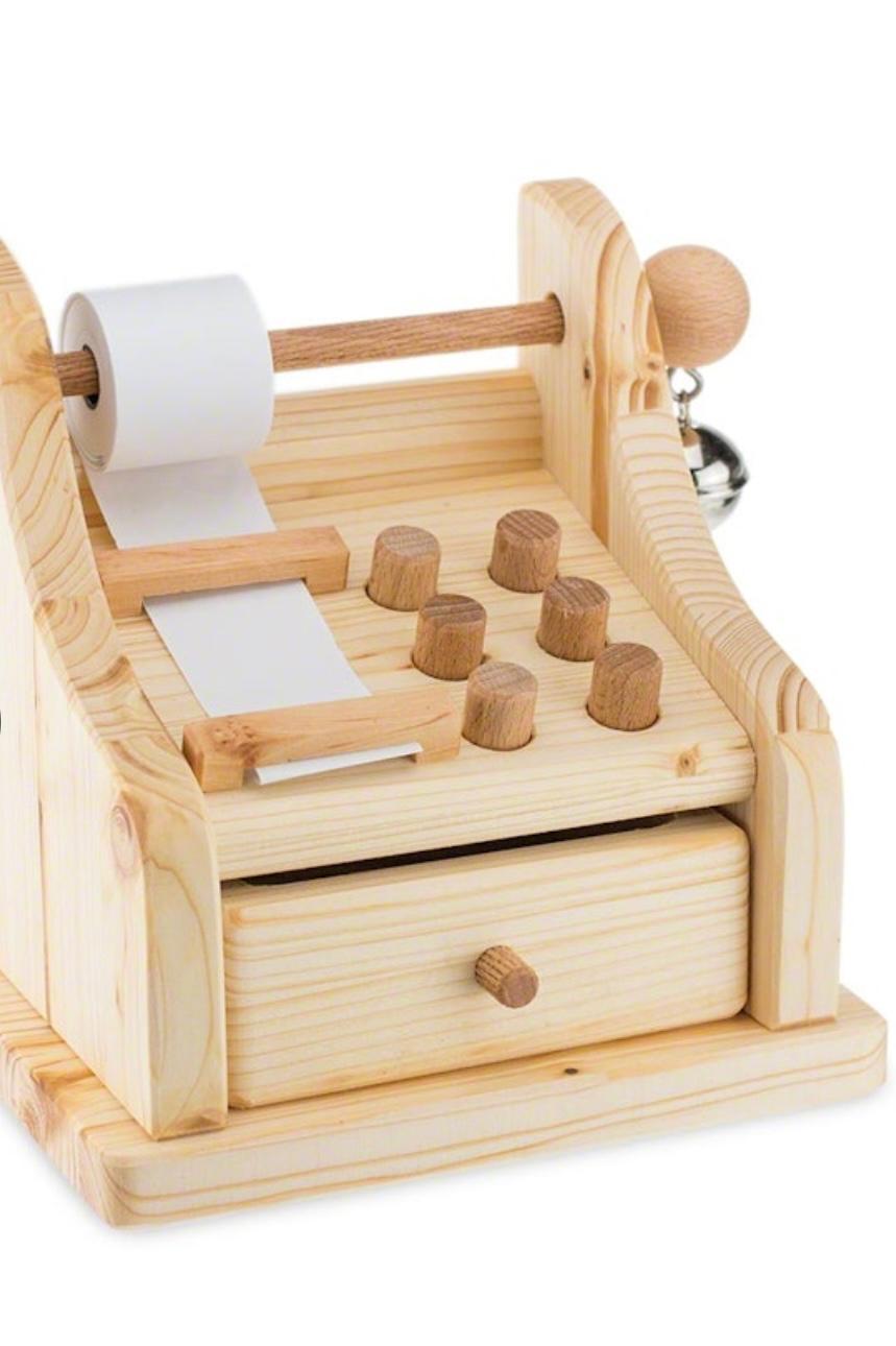 Drei Blätter Holz Spielzeugkasse