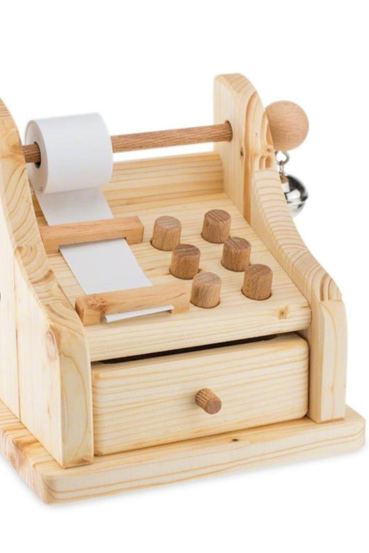 Drei Blätter Holz Spielzeugkasse