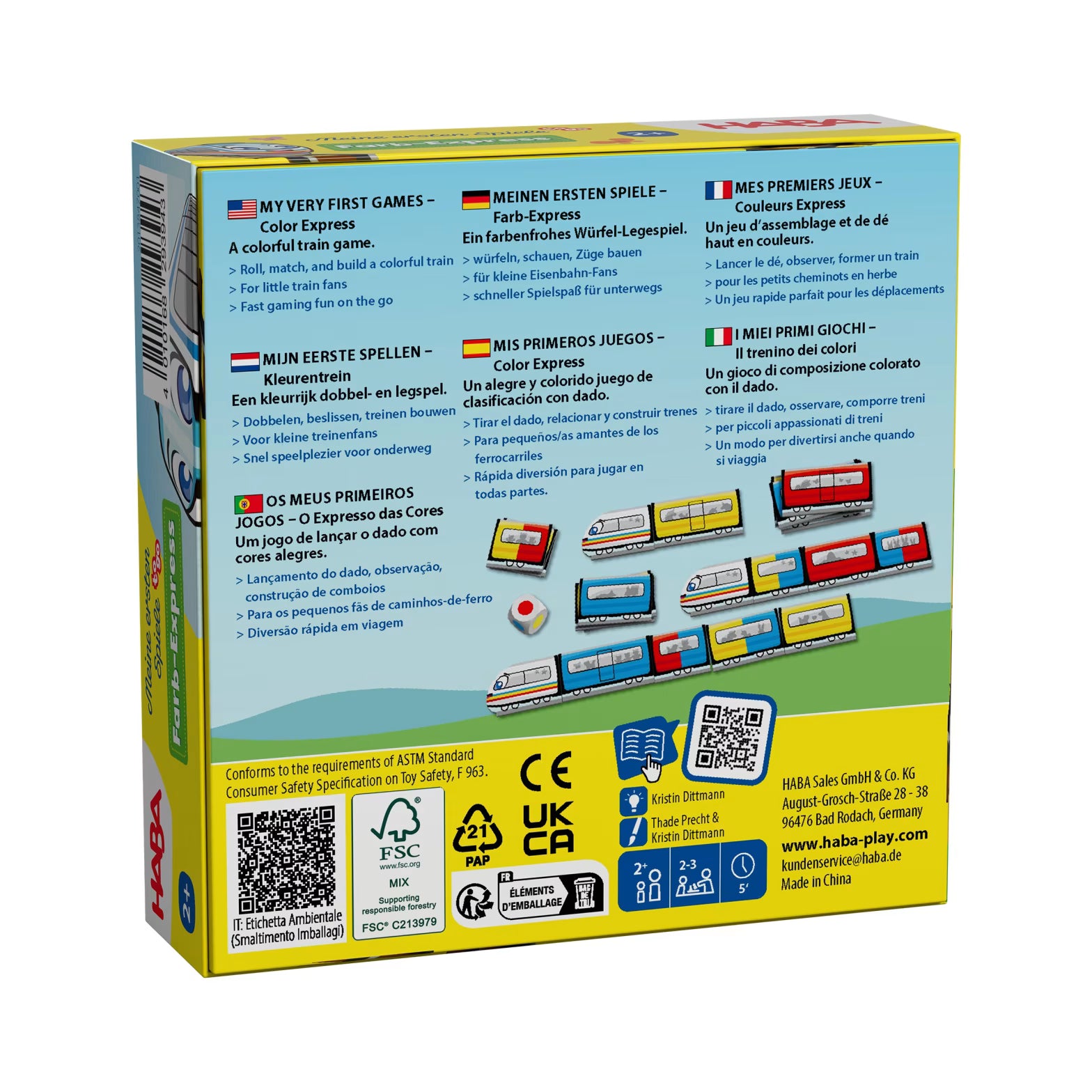 Haba Meine ersten Spiele to go Farb - Express
