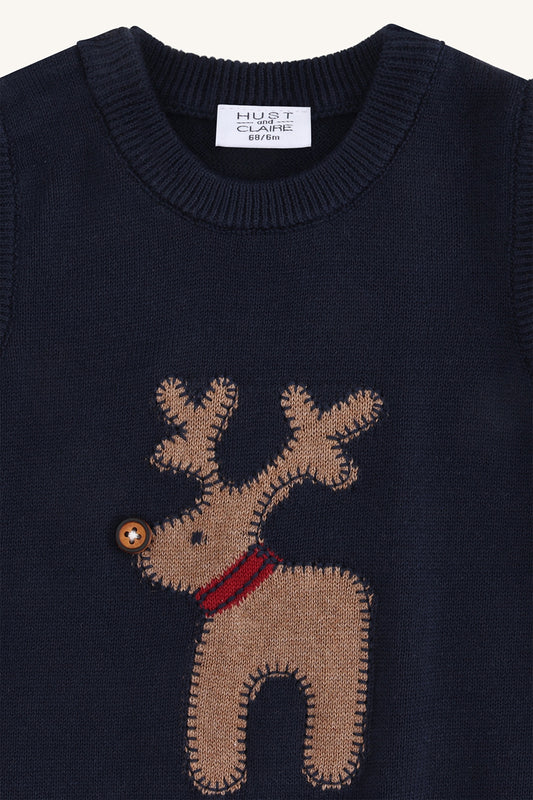 Hust & Clair HCPerry Deer More navy
