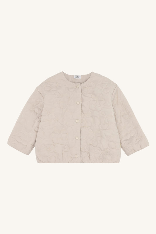 Hust & Claire Jacke HCEllu Quilt silbergrau