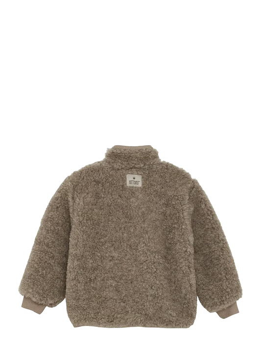 Huttelihut Jacke - Teddy braun