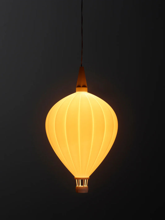 Innocreo Heißluftballon – Lampenschirm für Weihnachtsstern A1 oder für separate Beleuchtungseinheit