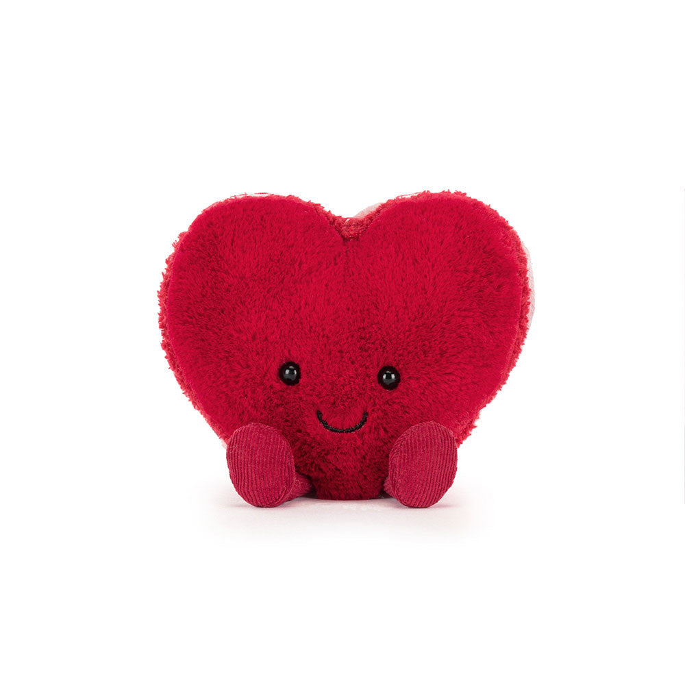 Jellycat Amuseables Arlette Heart Macaron (rot)