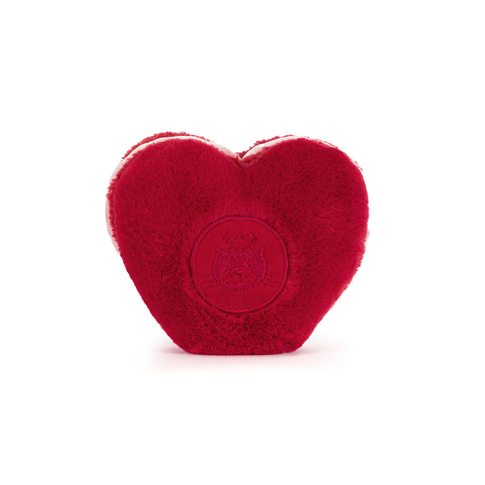 Jellycat Amuseables Arlette Heart Macaron (rot)
