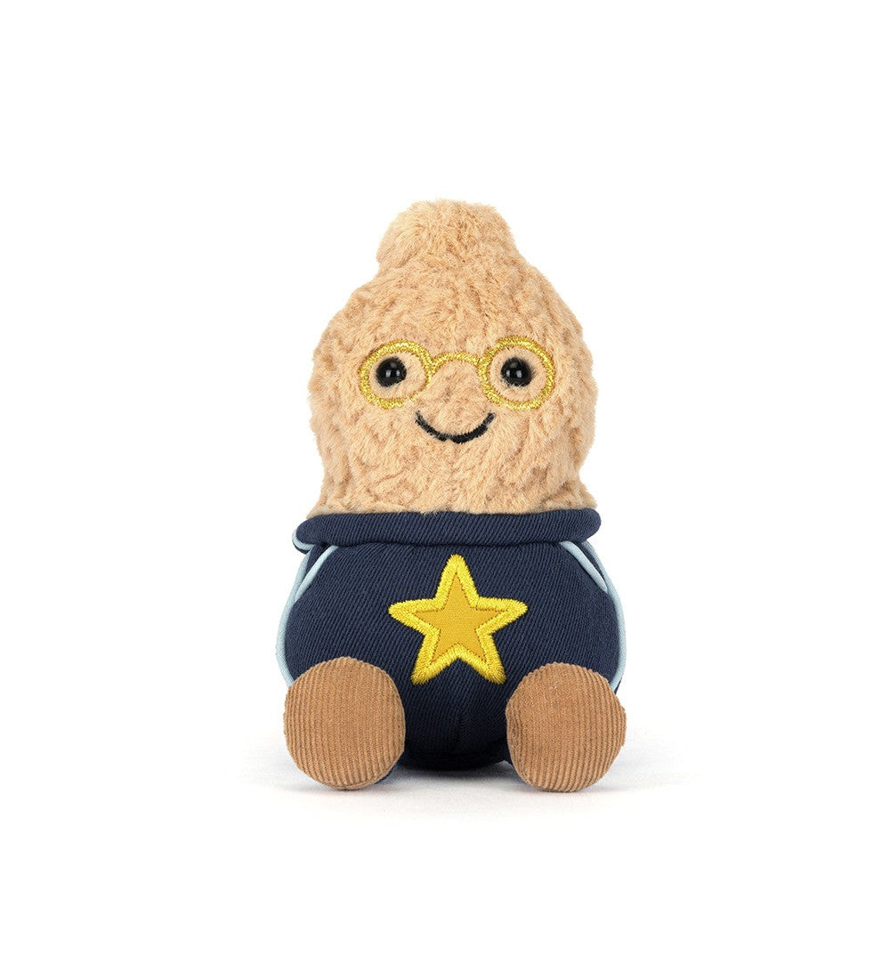 Jellycat Amuseables Peanut Star Student Outfit Erdnuss