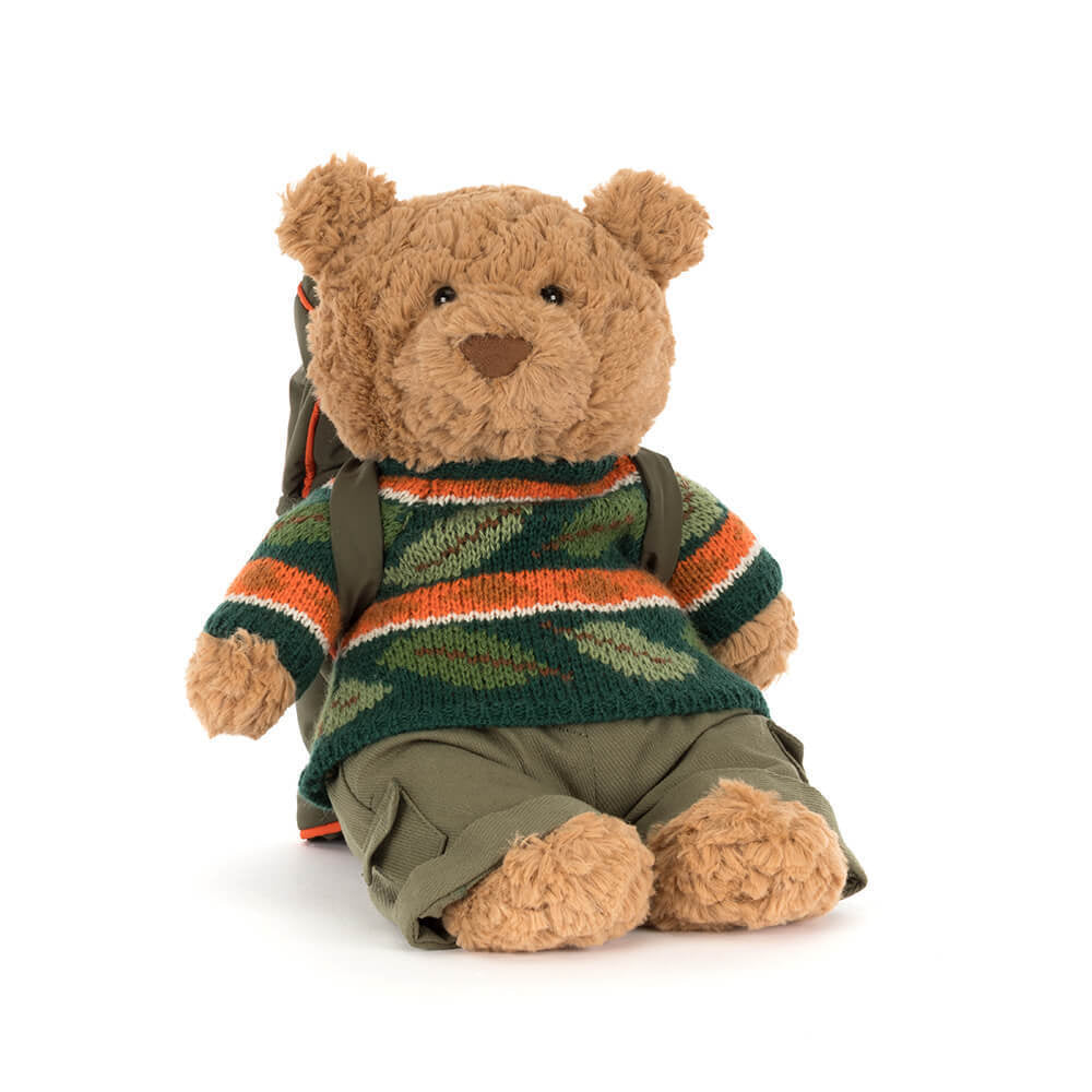 Jellycat Bartholomew Bear Hiking Wander-Outfit