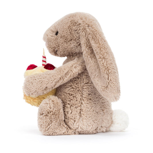 Jellycat Bashful Beige Bunny „Geburtstag“