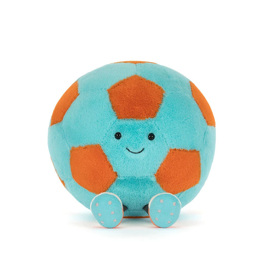 Jellycat Fussball Amuseables Football hellblau & orange