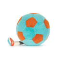 Bild in Galerie-Betrachter laden, Jellycat Fussball Amuseables Football hellblau & orange
