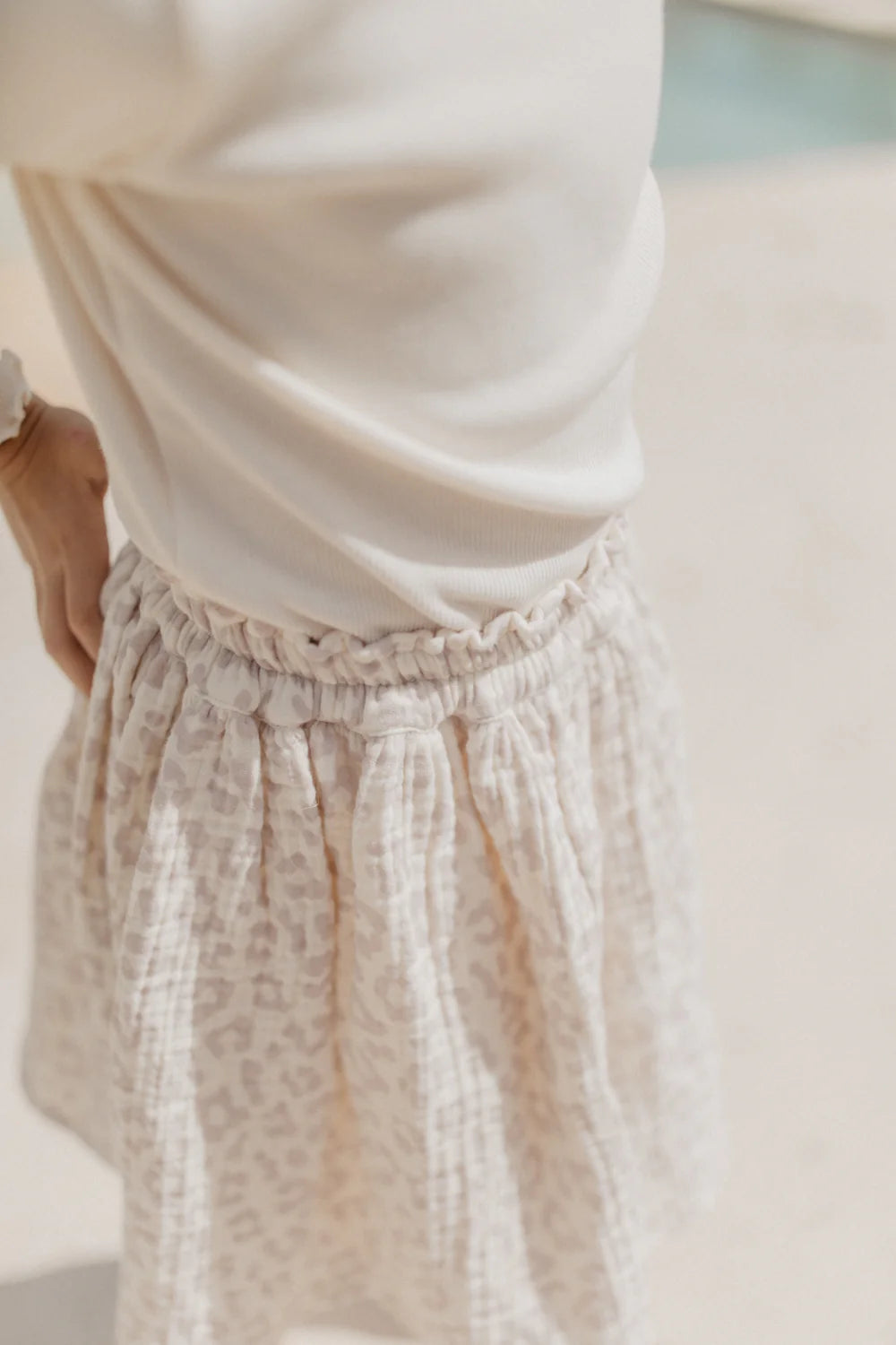 Leevje Rock Muslin Skirt ‘Leopard