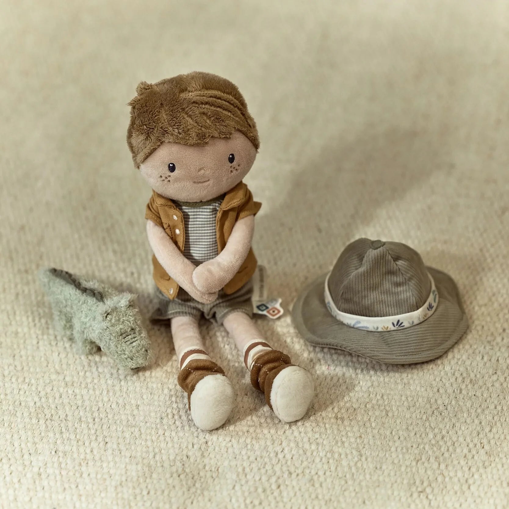 Little Dutch Kuschelpuppe Ranger Jim - 35 cm Safari Friends