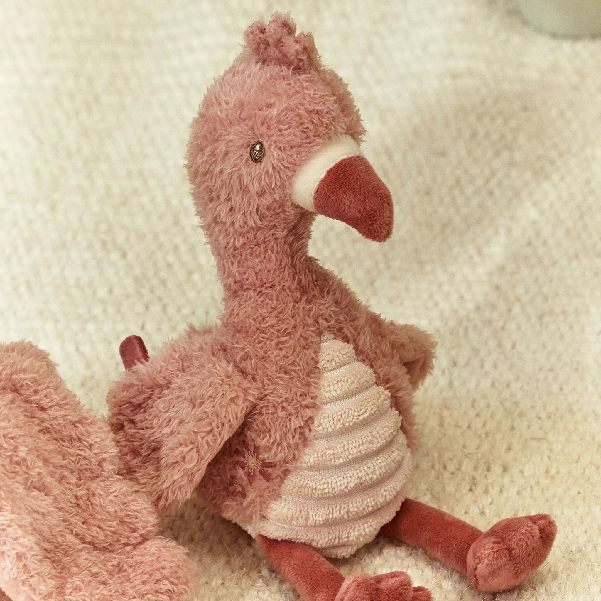 Little Dutch Kuscheltier Flamingo - Rosa - 17 cm Safari Friends