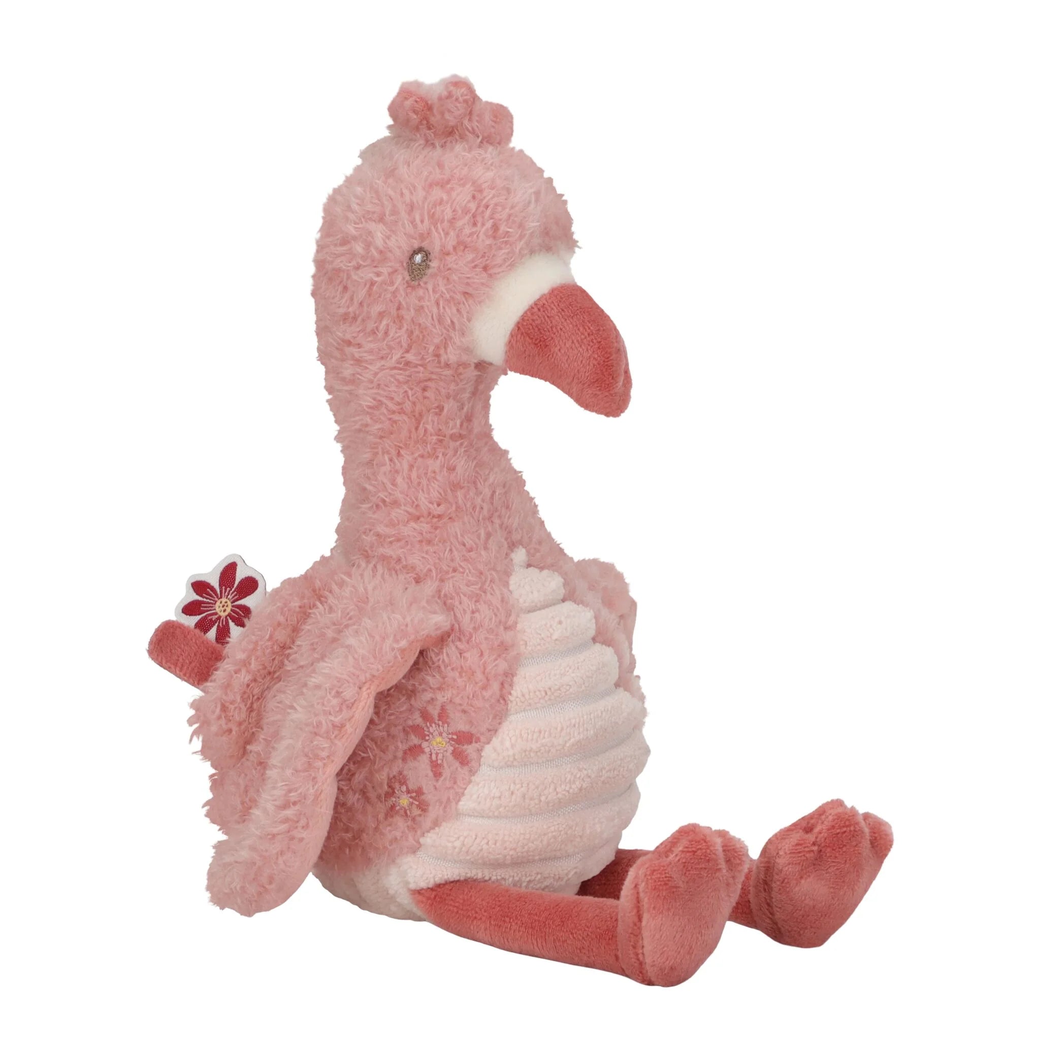 Little Dutch Kuscheltier Flamingo - Rosa - 17 cm Safari Friends