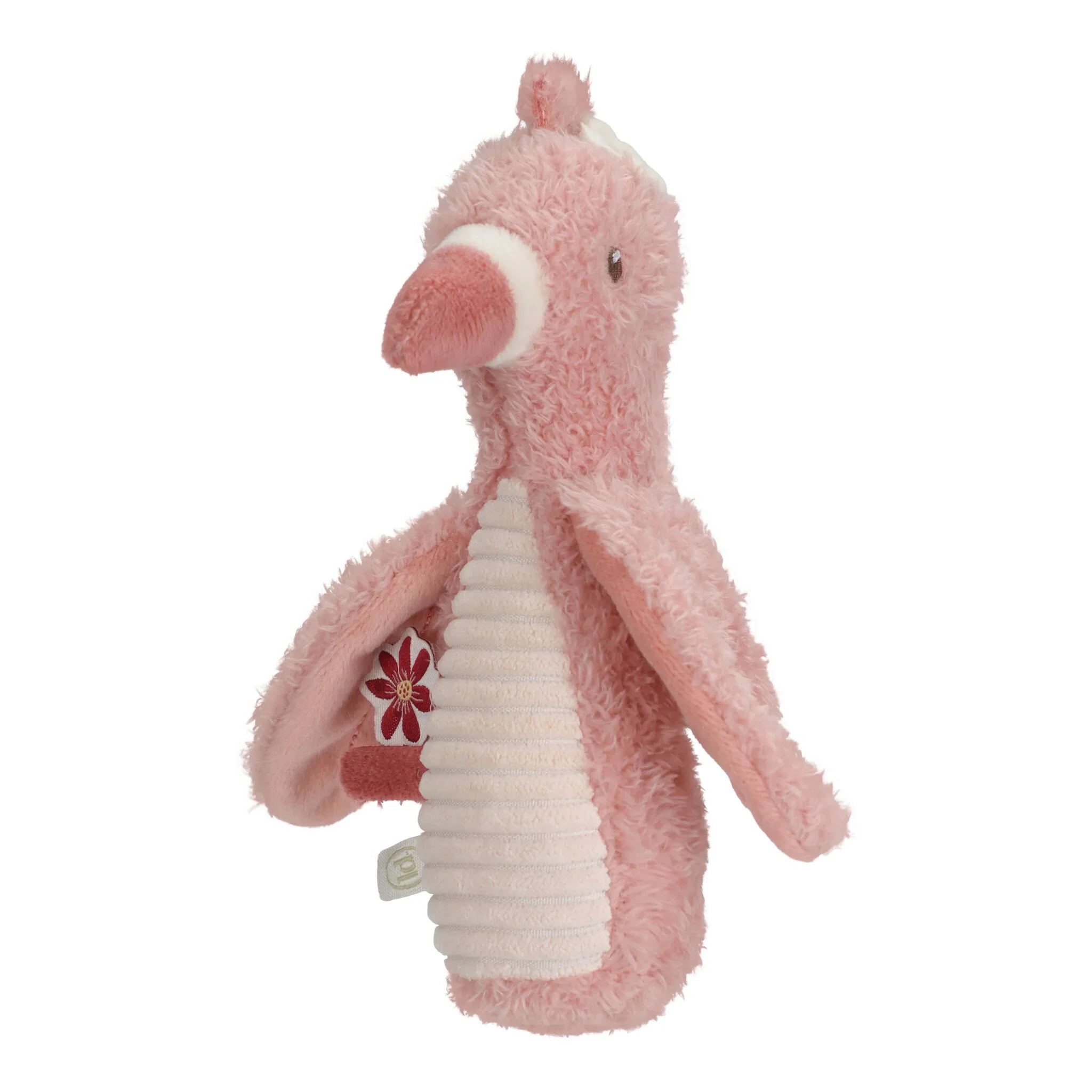 Little Dutch Quetschrassel Flamingo - Pink Safari Friends