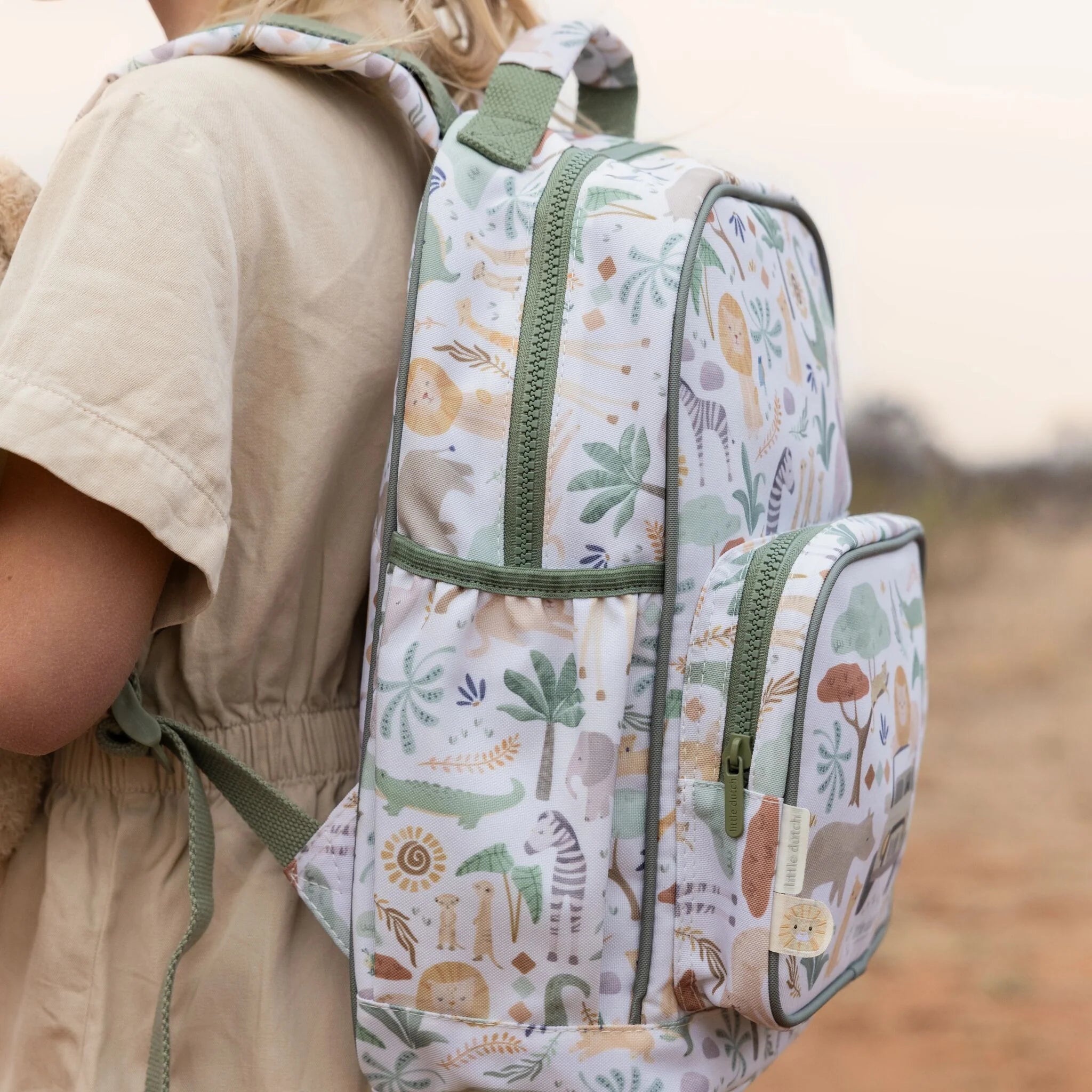 Little Dutch Rucksack - 35 cm Safari Friends