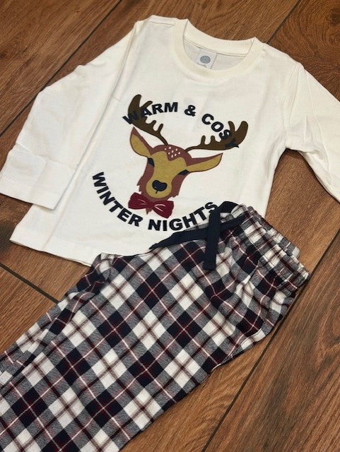 Sanetta Kinder Weihnachtspyjama Jungen